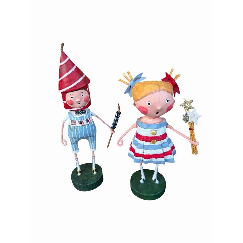 Lori C. Mitchell Sissy Star And Lil' Firecracker Boy Excellent 4th Of July